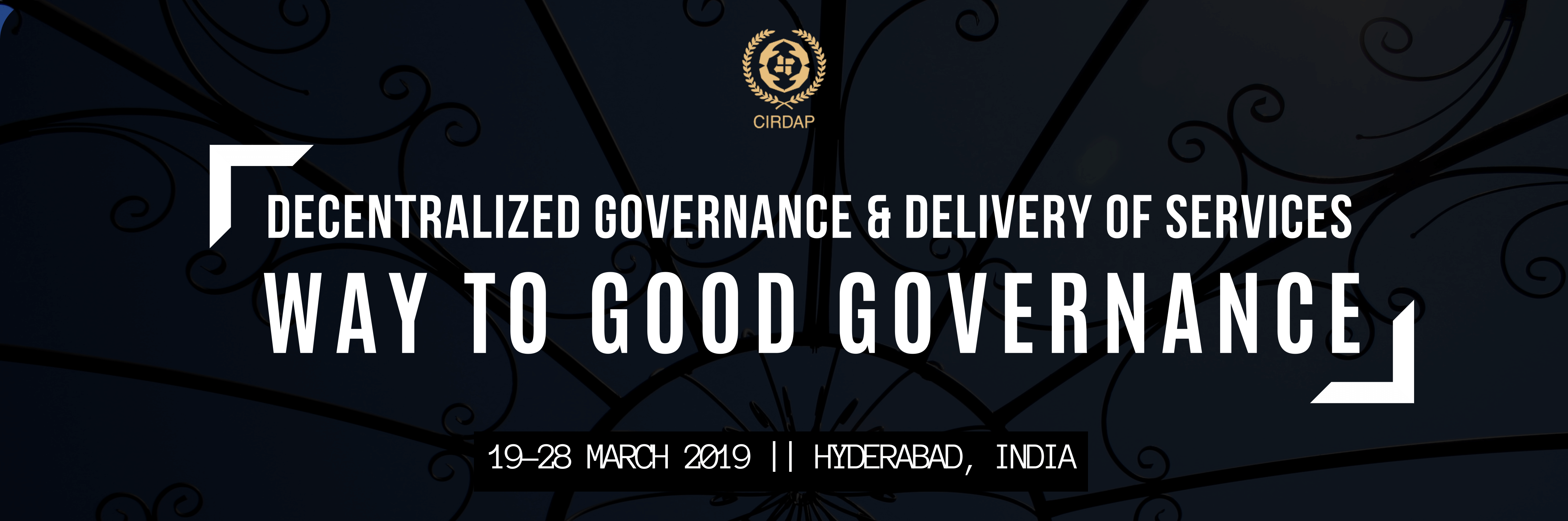 Int. Training on Decentralized Governance and Delivery of Services’