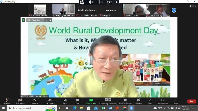 Launching the World Rural Development Day