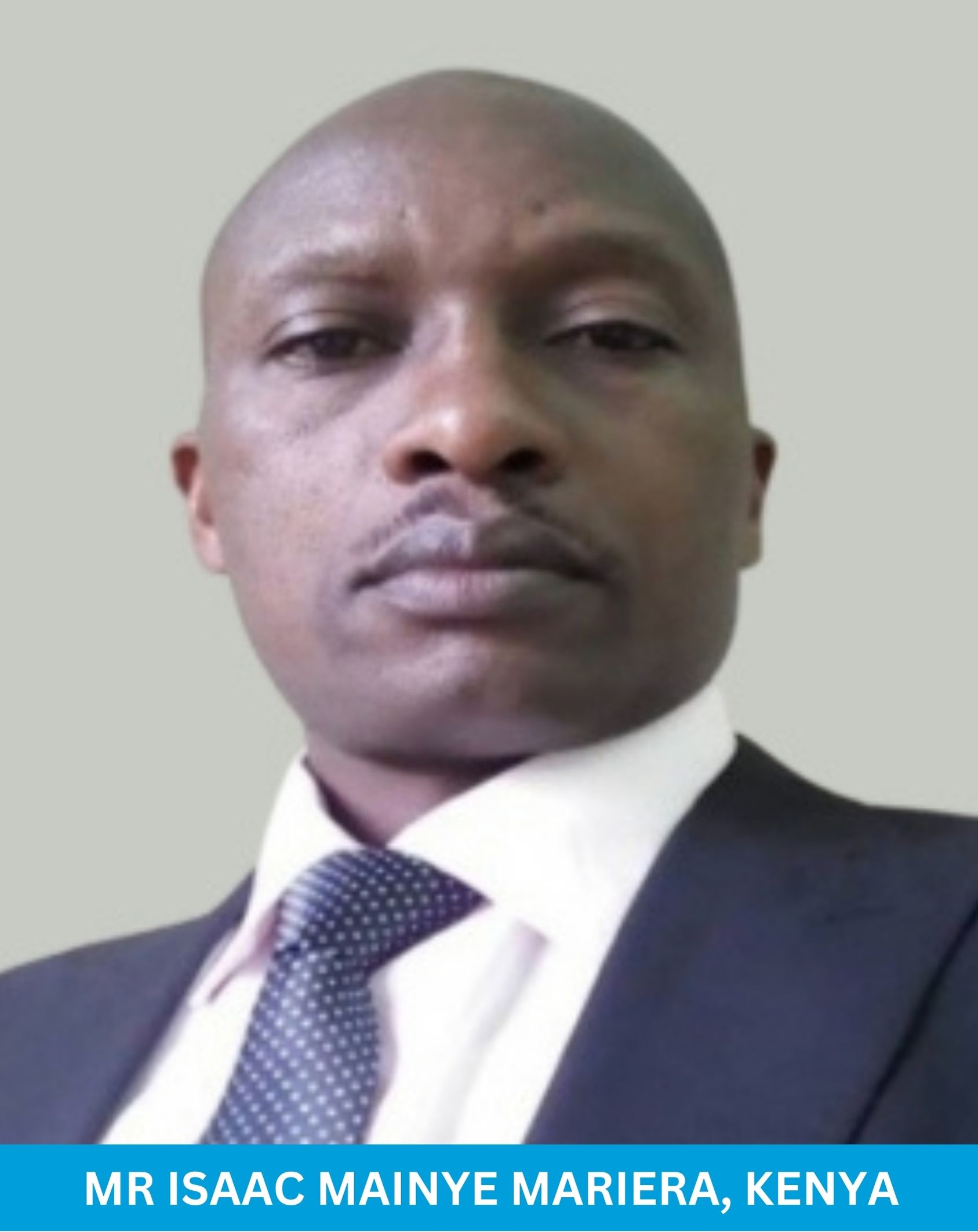 Mr Isaac Mainye Mariera, kenya
