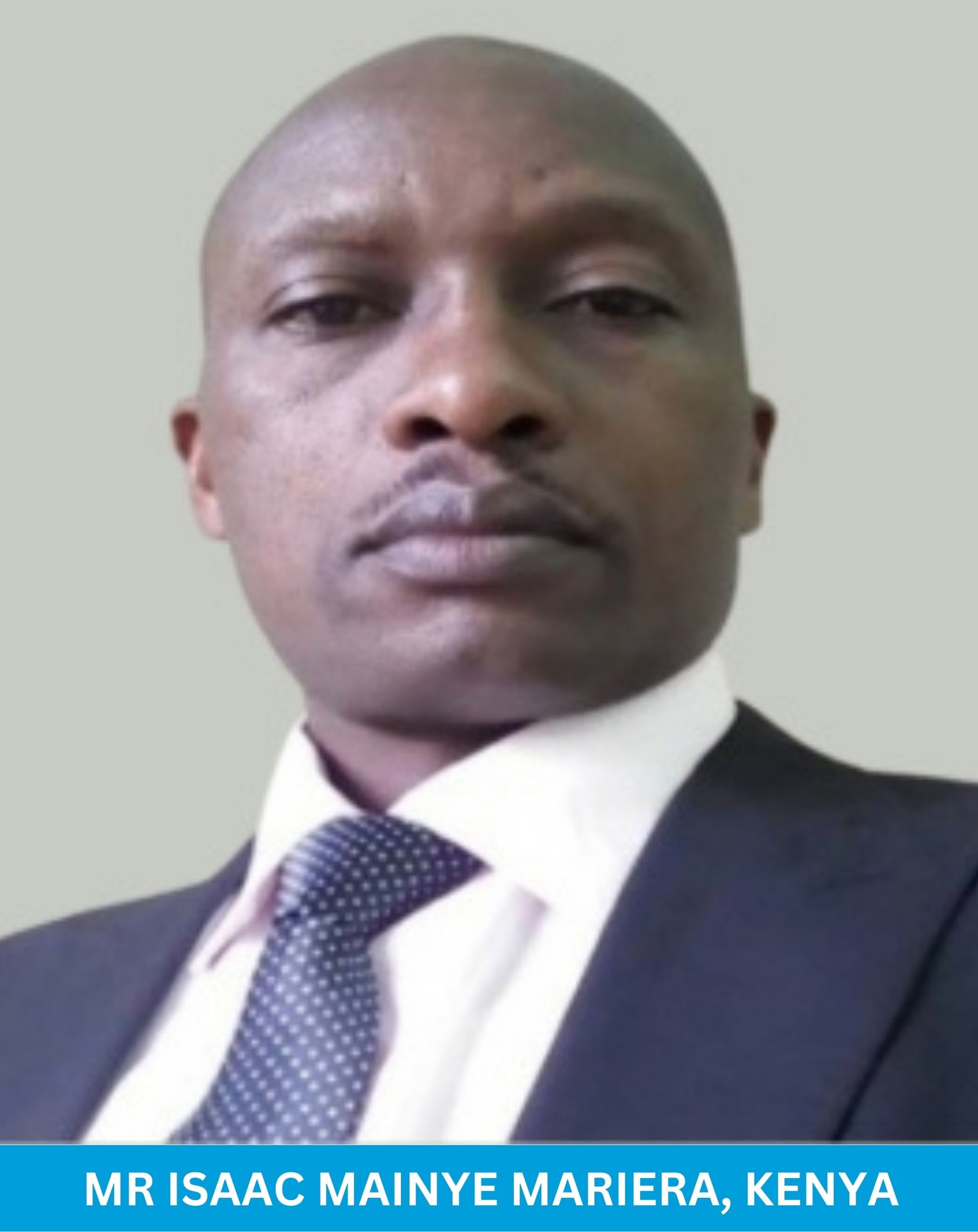 Mr Isaac Mainye Mariera, kenya