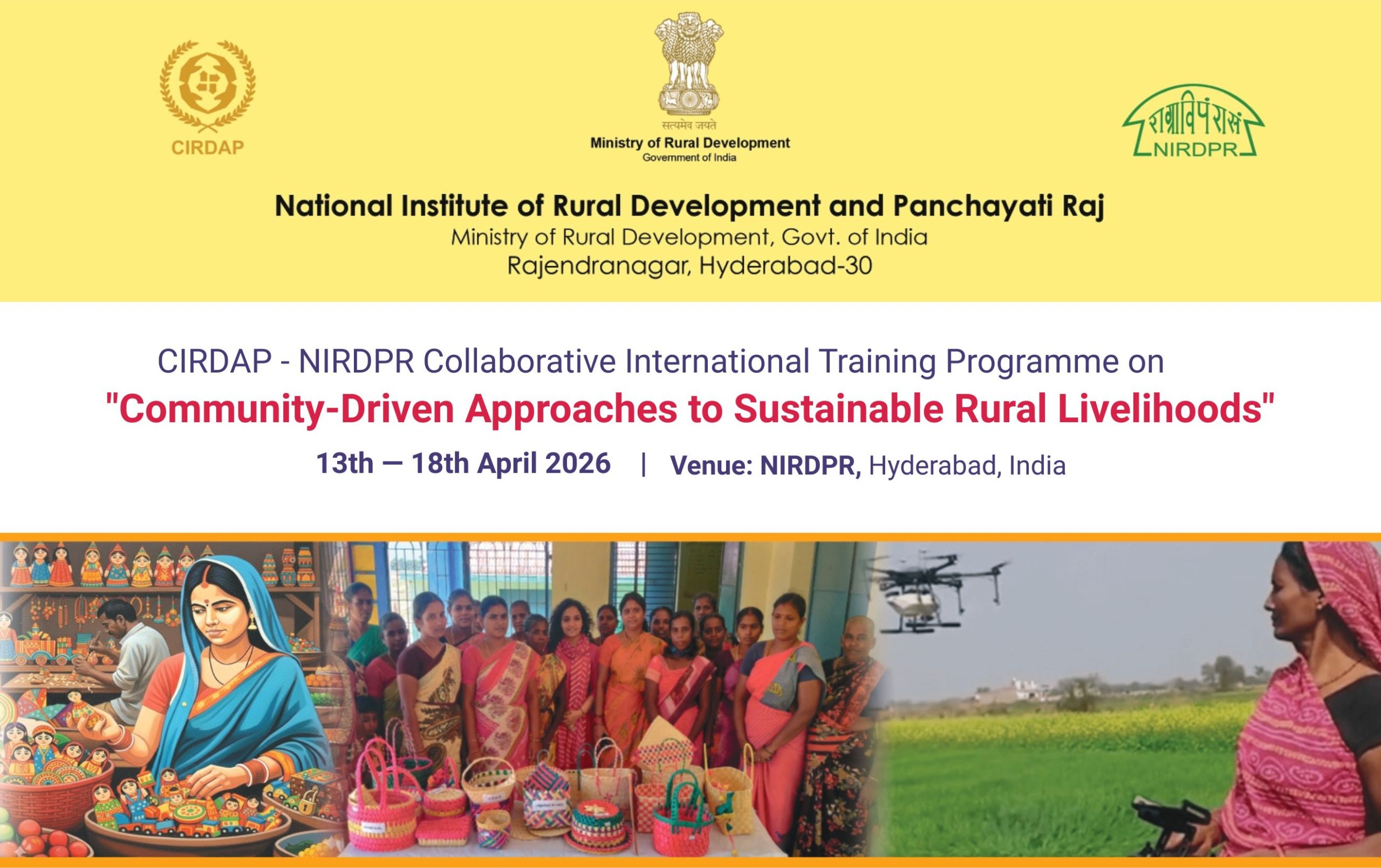 CIRDAP-NIRDPR Collaborative International Training Programme